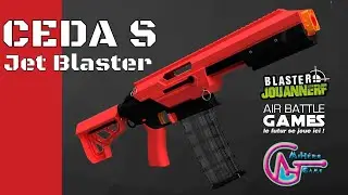Présentation d'un Blaster pro CEDA S Jet  Dartblaster avec MHM et Blasterjouannerf.