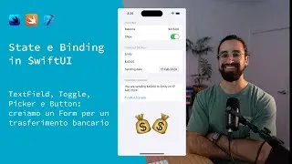 State e Binding in SwiftUI: Costruiamo un Form utilizzando TextField, Toggle, Button e DatePicker