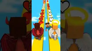 Baby's Destiny with Evil Steve and Angel Alex - Funny Animation