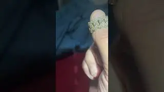 Gold trax diamond ring