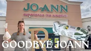 goodbye joann fabrics | my last trip (it was EMPTY) & some diy projects