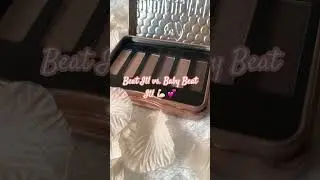 W7 Beat It! vs. Baby Beat It! #shorts #w7 #w7cosmetics #youtubeshorts #beatit #makeup  #beauty ⭐️💕