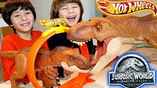 DESAFIO DANI y EVAN HOT WHEELS T-REX SUPER COLOSSAL Jurassic World