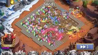 Castle Clash Forgotten Trials 57 (9~ seconds)