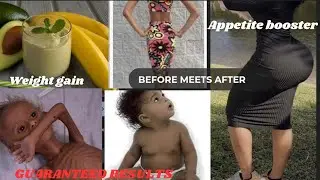 Smoothie for weight with just 2 ingredients// Appetite booster for kids #weightgain #food #smothie
