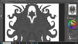 Floktober 02 - Monstre Mythique | SpeedPaint
