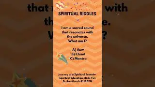 Spiritual Riddles 1