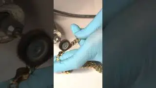 INSANE Cuban Link Transformation | How to Clean & Polish 14K Gold Chain (Ultrasonic Cleaner Method)