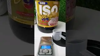 Ultimate Nutrition Iso Sensation 93 - проверяем мерную ложку