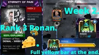 Rank 3 Ronan cheese. Ikaris boss. Eternity Of Pain. Denial-week 2. Marvel Contest Of Champions.