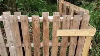 DIY pallet blind (ground blind)