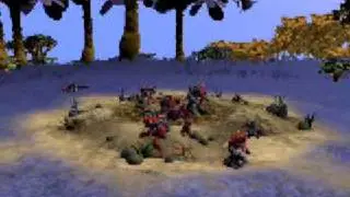 Spore playing as the Grox in creature stage.