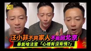 汪小菲不爽家人不能回北京！暴氣嗆法官「心裡有沒有愧?」