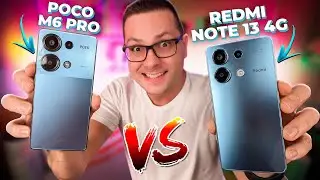 REDMI NOTE 13 4G vs POCO M6 PRO! qual XIAOMI entrega MAIS para VOCÊ? Comparativo!