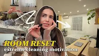 DEEP CLEAN MY MESSY ROOM WITH ME!! | Extreme Clean Out & Reset (this will motivate you)