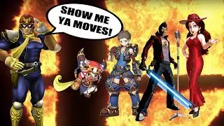 Super Smash Bros. Mini Movesets (Rex, Tethu, Travis Touchdown, Pauline)