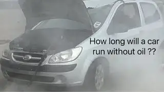 How long will a car last with no oil