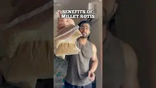 BENEFITS OF MILLETS ROTI ✅ #coach #nutritionist #bodybuilding #fatloss #food #roti #dietplan #shorts