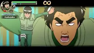 Naruto Shippuden: Ultimate Ninja Impact-Might Guy's Gameplay