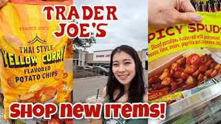 NEW at Trader Joe's shop with me! trader joe's haul