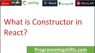 constructor in react