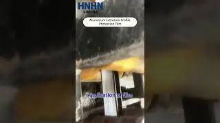 Aluminium extrusion profile frame protection film