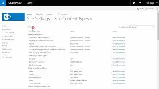 Creating a Custom Content Type in SharePoint