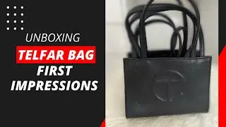 Unboxing First Telfar Bag|First Impressions|Is it worth it?