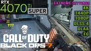 Call of Duty Black Ops 7 - RTX 4070 Ti SUPER Benchmark | Extreme Settings 4K, 1440p, 1080p | 5800X