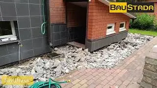 Дренаж и гидроизоляция подвала - начало работ 