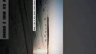 Dji mini 2 drone evening view Versova beach ✨#versovabeach #shortsviral #djimini2