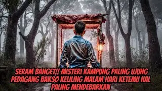 SERAM BANGET!! Misteri Kampung Paling Ujung  Pedagang Bakso Keliling Malam Hari Ketemu Hal Pali