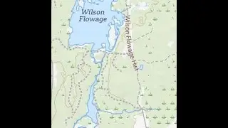 WIsconsin  Wolf tracker outdoor enthusiast Hiking to Wilson Flowage has solar power for Winter Kill