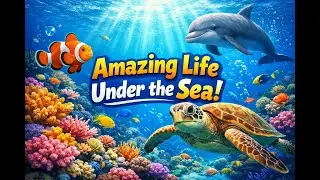 The Ocean World 4K - with relaxation and calm music