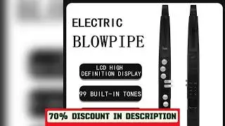 #IRIN S58 Electric Blowpipe Electronic Wind Saxophone Flute 99 Built-in Tone Mini Sax Double Finger