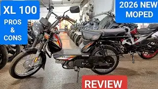 2026 New TVS XL 100 Moped Pros and Cons Price Mileage Details Review 