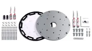 VETTER Krantechnik - Syst&egrave;me de plaque &agrave; cheviller VAS2 (Exemple de montage)
