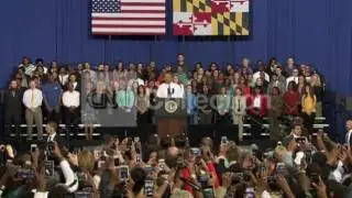 MD:OBAMA HEALTH CARE EVENT- WALK UP