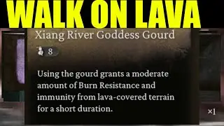 How to walk on lava floors black myth wukong (take no damage on lava)