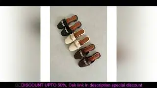 CLOXVOX - LOEWY Mules Flats hoes Sepatu Wanita Kerja Casual