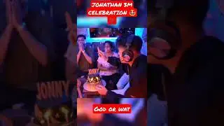 JONATHAN 3M CELEBRATION 🤩🔥#jonathan #jonathangaming #godorwhat
