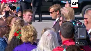 Trump Arrives in Florida for Holiday Vacation