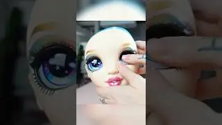 Customizing a gigantic Rainbow High Doll 💖 #art #custom #artist #ooak #rainbowhigh #doll