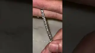 Titanium Steel Rock Candy Zirconium Bracelet