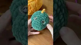 How to crochet dragon stripes? #crochetingwithlove #crochetdragon #crochetplush