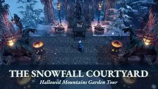 Hallowed Mountains Garden Tour: The Snowfall Courtyard (V Rising PS5 | 4K HDR) 🧛&zwj;♀️🦇🐺🩸
