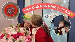 Na Lần Đầu Ăn Sinh Nhật Bà Ngoại 👶🎂 | Món Quà Nhỏ Nhưng Ý Nghĩa Rất Lớn