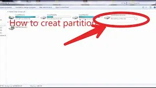 How to create laptop hard disk partition 100%