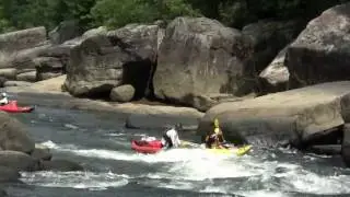 300 cfs - First Drop of Lost Paddle Rapid, Gauley River