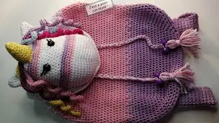 Mochila unicornio crochet 1ªparte 🦋